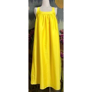 Anthropologie Pinnacle by Shruti Sancheti Square-Neck Babydoll Maxi Dress XXS